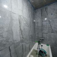 Укладка керамогранита Laparet Obsidian Moss 60x60 на стены