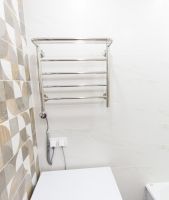 Установка электрического полотенцесушителя