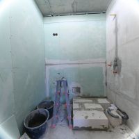 Обшивка каркаса листами гипсокартона (ПИК, Водный Стадион)