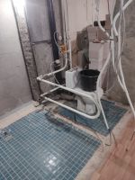 Труба между туалетом и ванной, ванная комната серии П-46