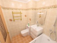 Стандартная планировка для ванной