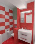 3d плитка в шахмотном порядке