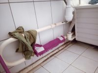 Труба под раковиной мешает поставить тумбу с раковиной