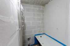 Черновые работы в ванной комнате