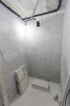 В ванной комнате сделаны все черновые работы