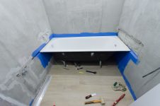 Установка чугунной ванны Roca 170x70