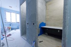 Штукатурка стен ванной и туалета снаружи