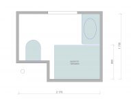 Планировка ванной комнаты 170x215 ПИК-2 ЖК Люберецкий