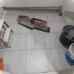 Укладка напольной плитки в ванной