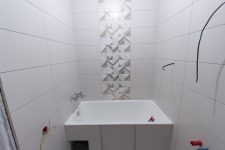 Укладка плитки в ванной комнате