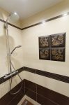 Душевой гарнитур, испанская плитка Metropol Ceramic Silk 25x70 с декорами