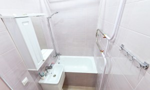 Ремонт санузла 185x120 в кирпичном доме