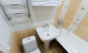 Ремонт ванной комнаты 120x185 доме серии II-18