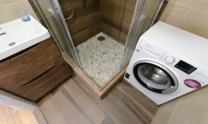 Ремонт ванной и туалета П-44т - с заменой ванны на душевой угол