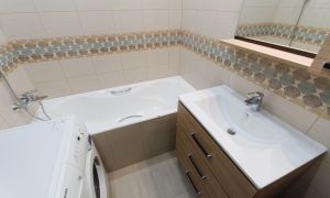 Ремонт ванной комнаты и туалета со сломом шиферной кабины в однушке П-30 Ремонт ванной комнаты и туалета со сломом шиферной кабины в однушке П-30